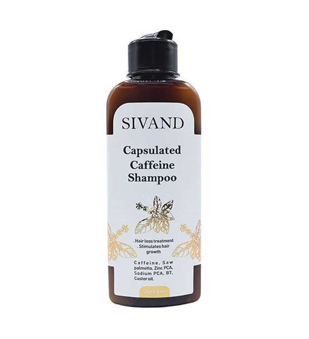 شامپو ضد ریزش مو مدل Caffein حجم 200میل Sivand Capsulated Caffeine Shampoo 200ml
