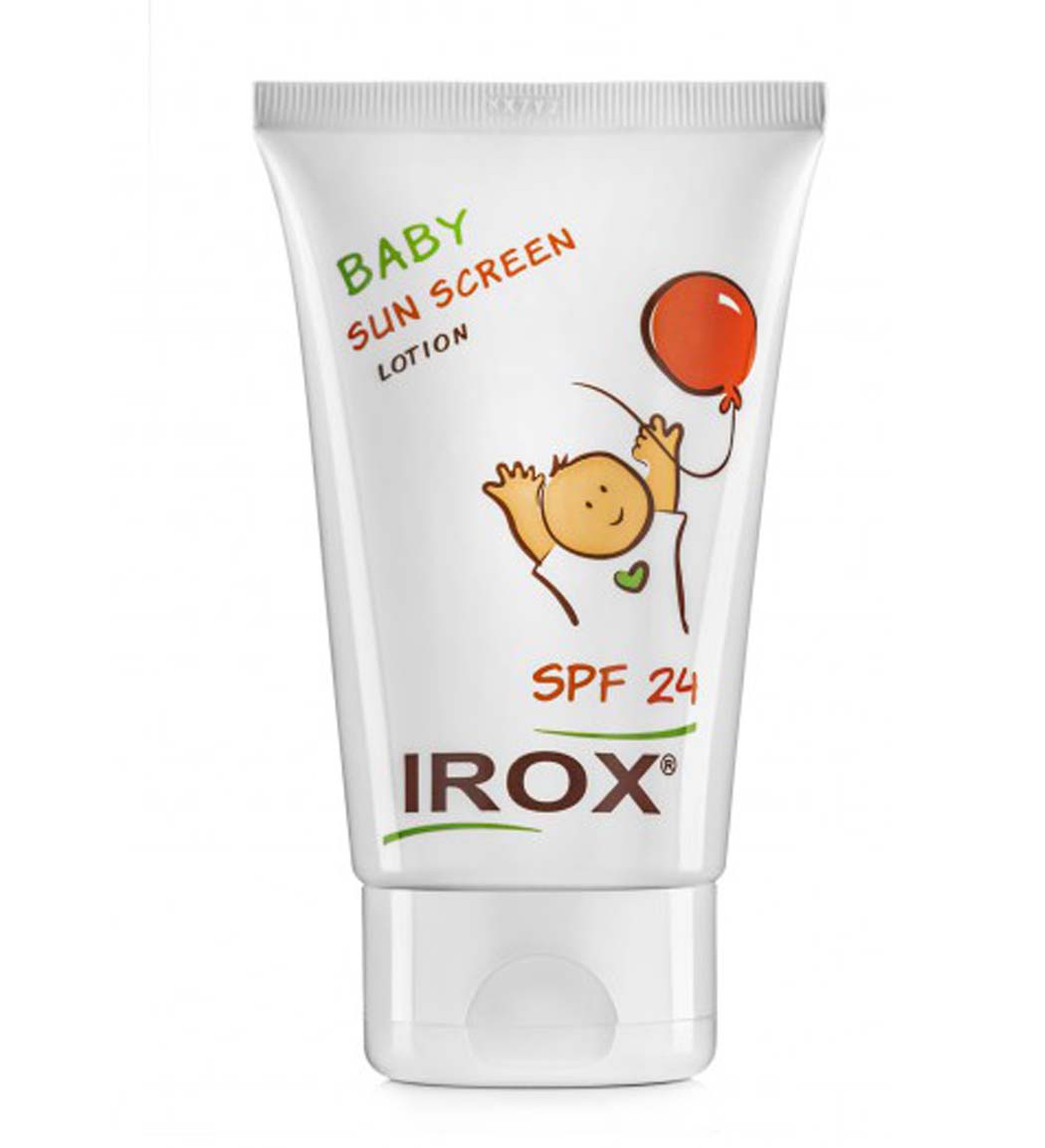 لوسیون ضد آفتاب اس پی اف 24 بادکنکی کودک Irox Baby sun screen lotion