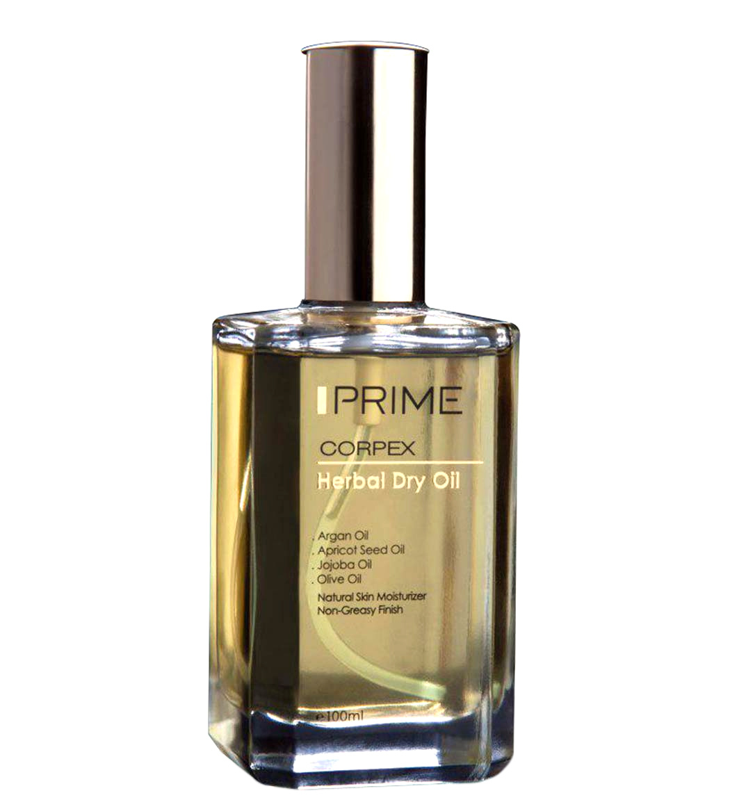 روغن خشک گیاهی پوست و مو prime herbal dry oil