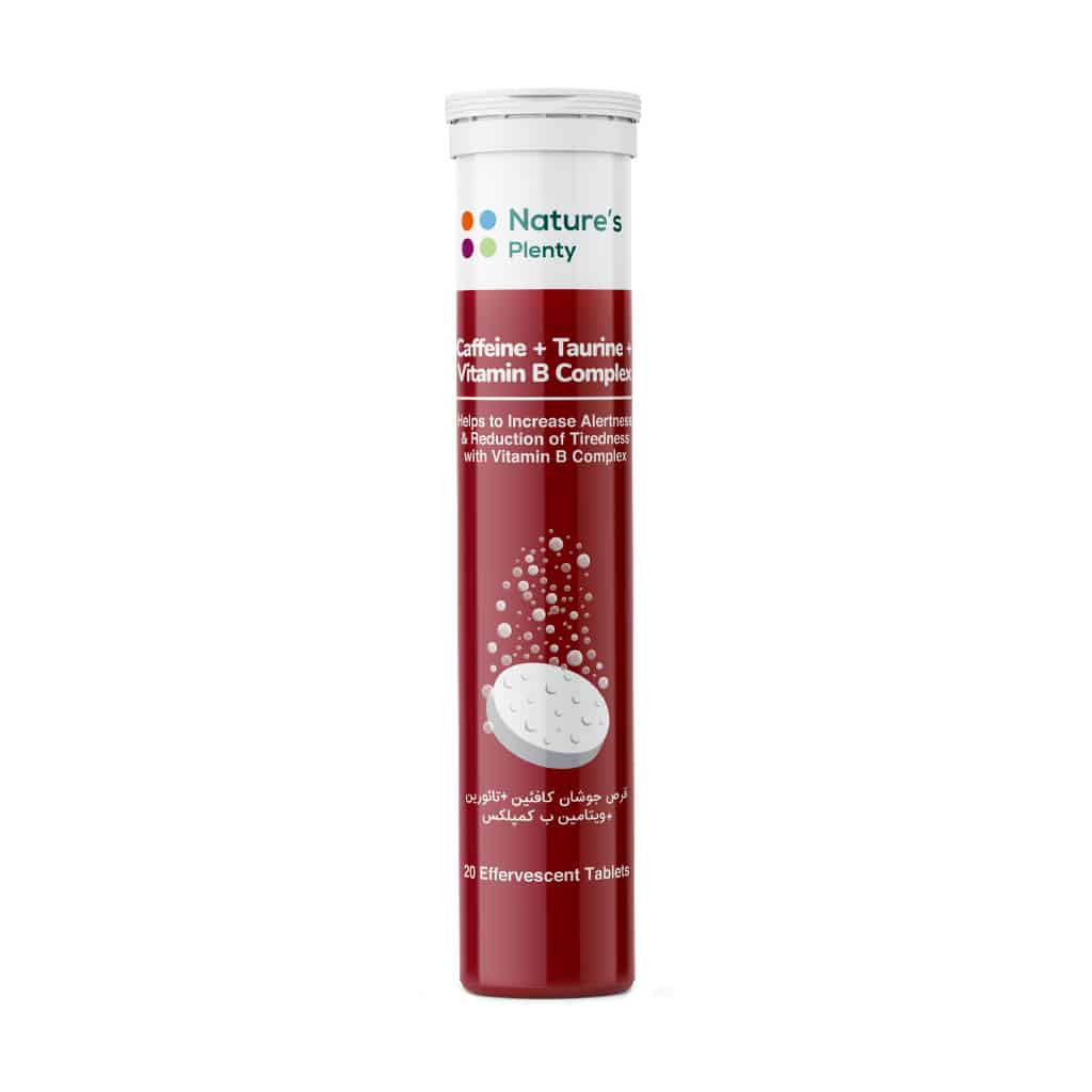 کافئین و تائورین و ویتامین ب کمپلکس effervescent-tablet-caffeine-plus-taurine-plus-vitamin-b-complex-23654