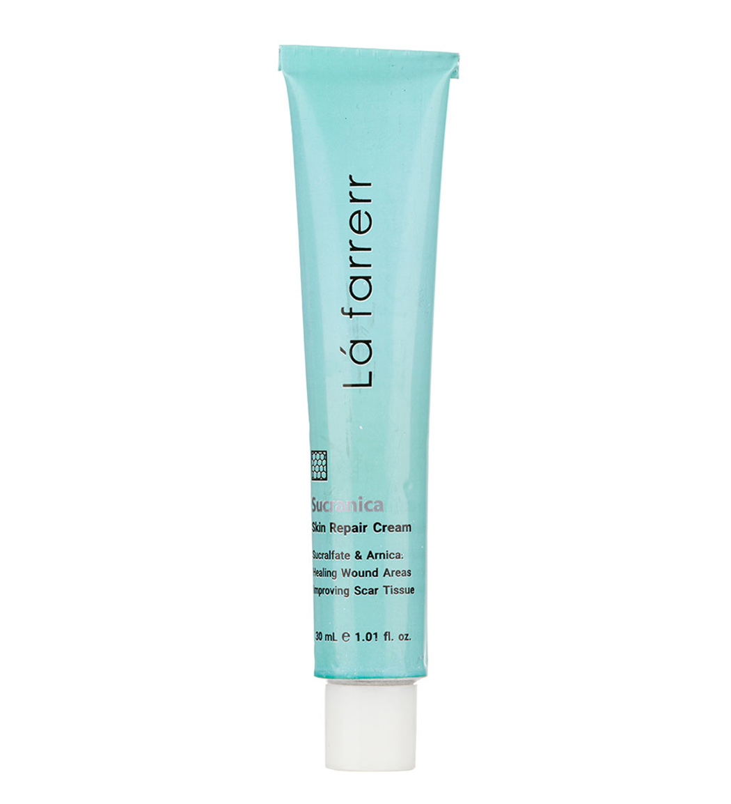 کرم ترمیم کننده پوست مدل Sucranica حجم 30 میلی لیتر Lafarrerr skin repair cream sucranica 30 ml