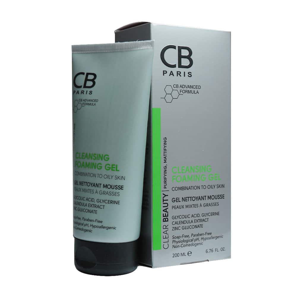 سی بی ژل فوم پاک کننده مناسب پوست چرب Cb cleansing foaming gel