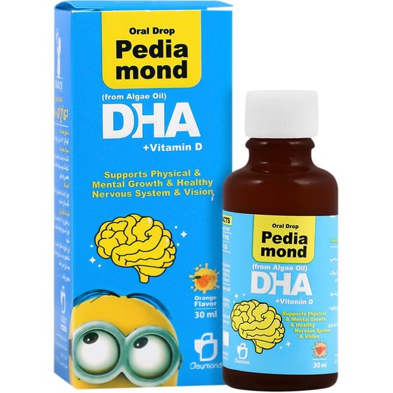 قطره دی اچ ای ویتامین د پدیاموند دیموند DHA Vitamin D Pediamond Drop Daymond