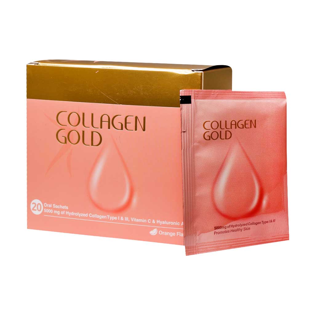 ساشه کلاژن گلد 20عدد Collagen Gold 20 Oral Sachets
