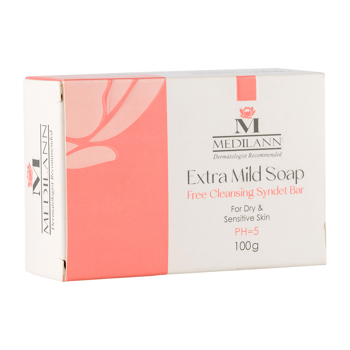 پاک کننده غیر صابونی پوست خشک Medilann Cream Syndet Bar 100g