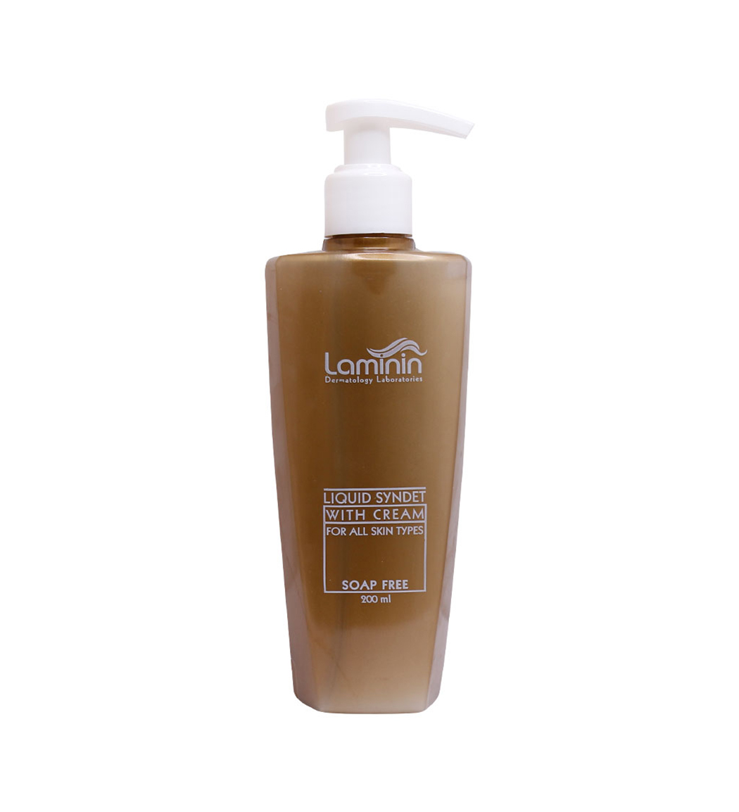 کرم ژل پاک کننده کرم دار LAMININ LIQUID SYNDET CREAM SKIN