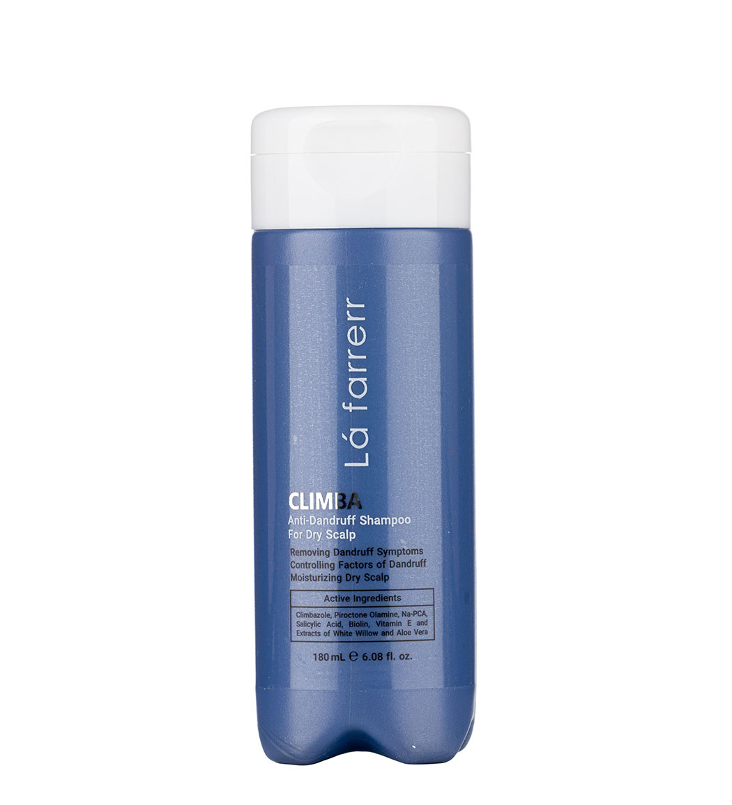 شامپو ضد شوره موهای خشک و زبر مدل کلیمبا Lafarrerr Anti Dandruff Shampoo for Dry Scalp