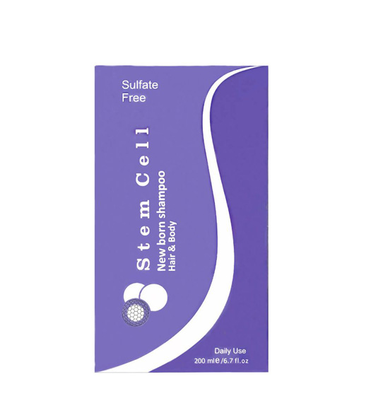 شامپو سر و بدن نوزاد پسرانه 200میل Stem Cell New Born Boys Shampoo For Hair And Body 200ml