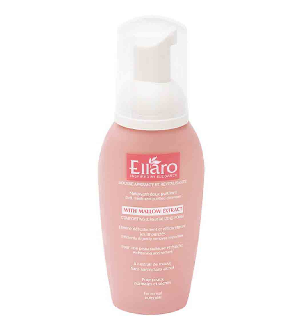 فوم شستشو صورت کامفورتینگ 200میل ellaro comforting and revitalizing foam