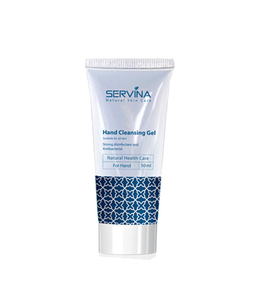 ژل ضدعفونی کننده دست 50 میل Servina Hand Sanitizer Gel 50ml