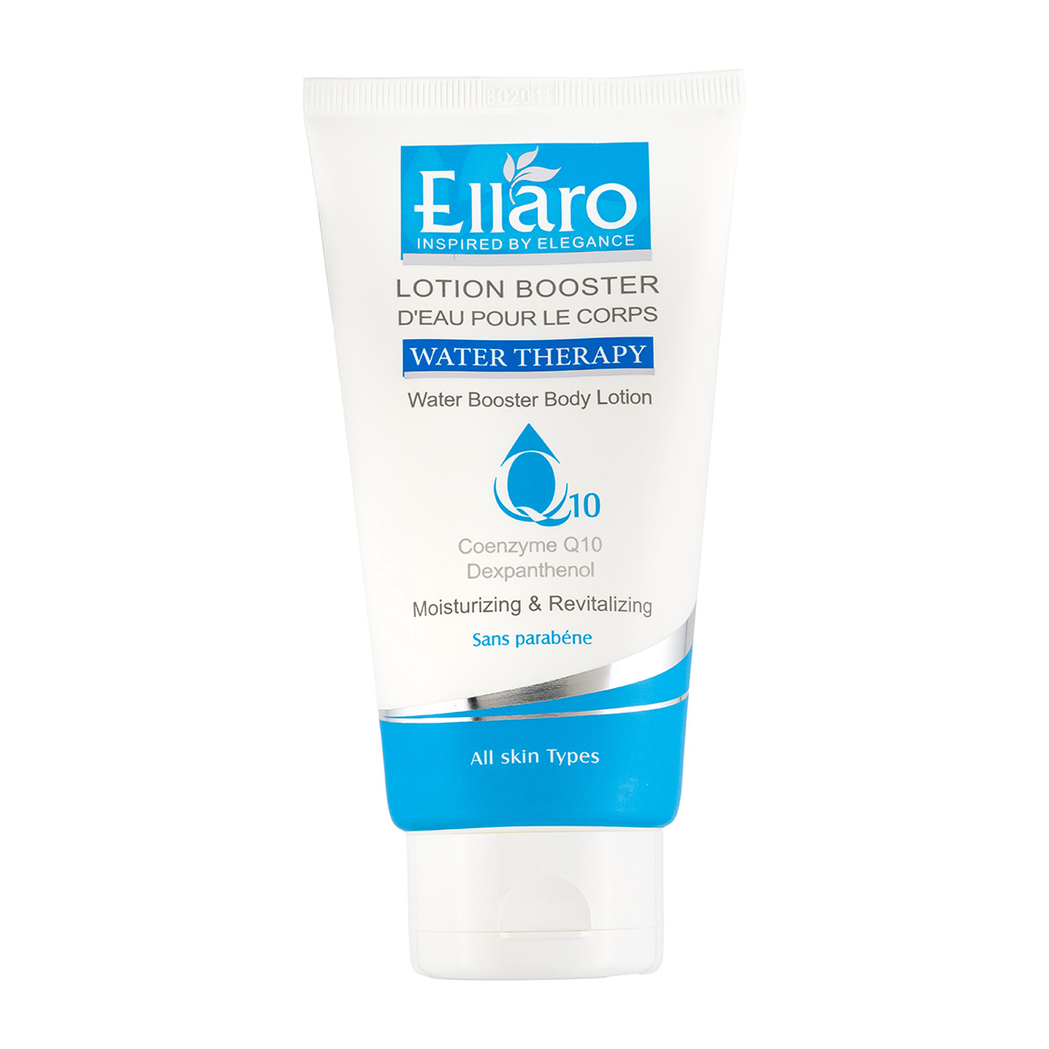 لوسیون بدن آبرسان و مرطوب کننده حاوی کوآنزیم Q10 حجم 150میل Ellaro Water Booster Body Lotion 150ml