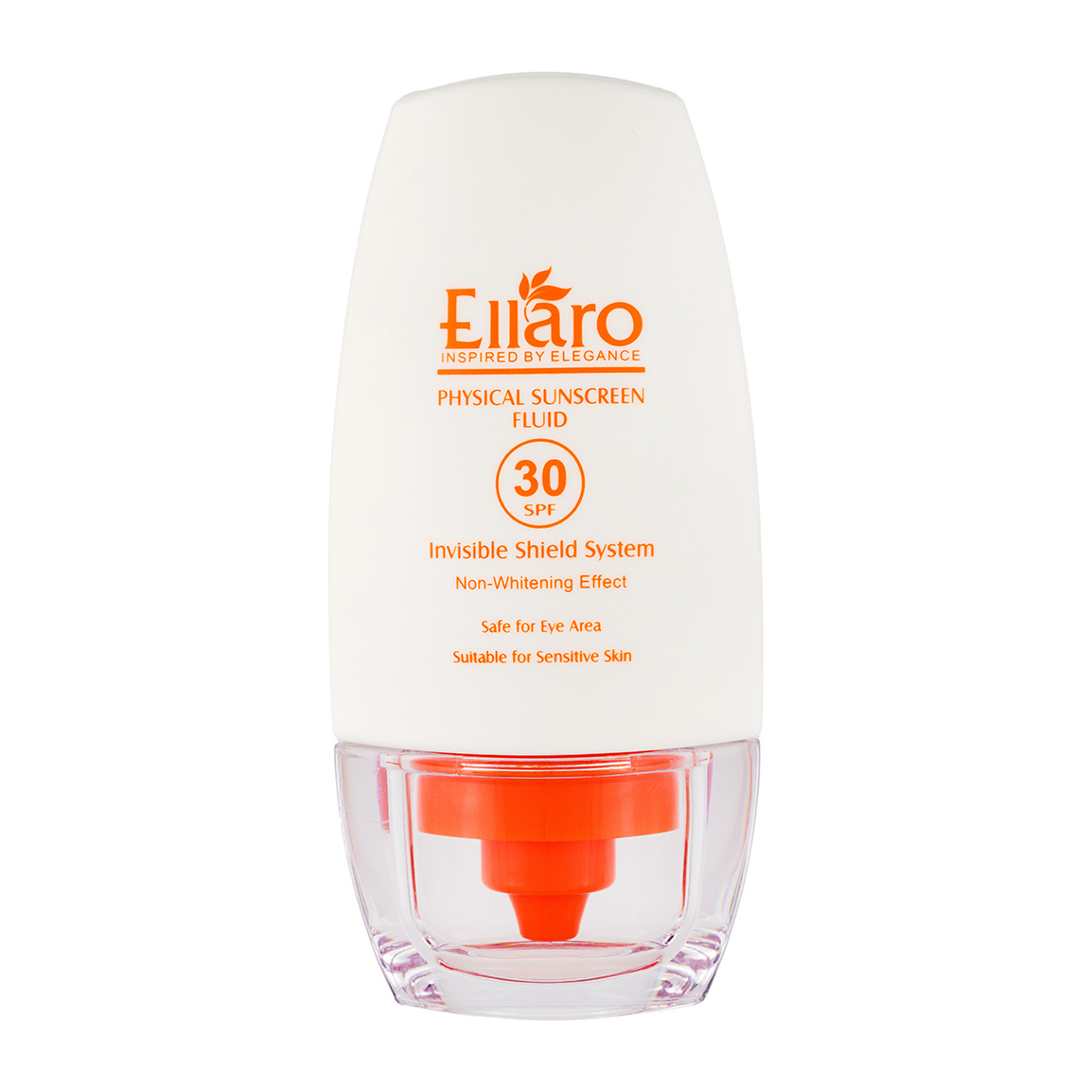 ضد آفتاب فلوئیدی فیزیکال دارای SPF 30 حجم 50 میل Ellaro Sun Protection Physical Fluid Spf 30