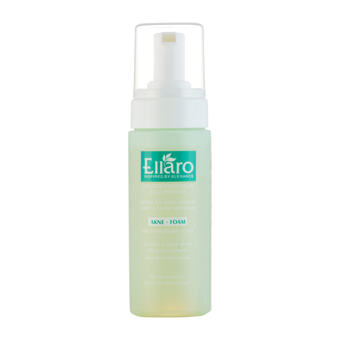فوم شستشو ضد آکنه صورت 150میل Ellaro Fresh Balancing Foam 150ml