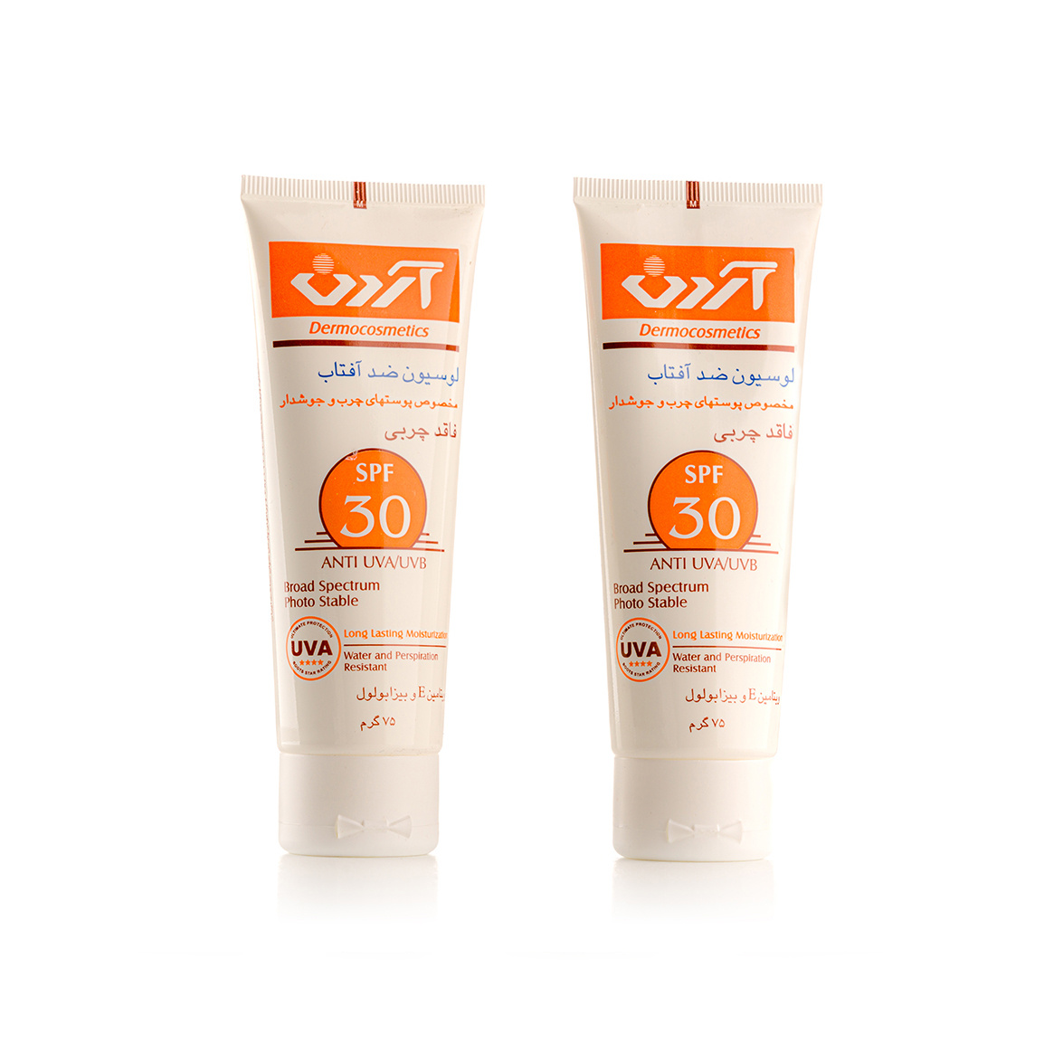 لوسیون ضد آفتاب SPF30 فاقد چربی 75 میلی لیتر بسته 2 عددی Ardene SPF30 Oil Free Sunscreen Lotion