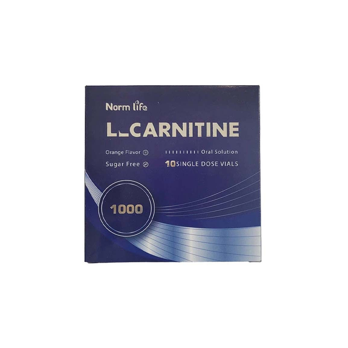 ویال خوراکی ال کارنیتین 1000 میلی گرم با طعم پرتقال بسته 10 عددی Norm life L Carnitine 1000mg 10 Pcs