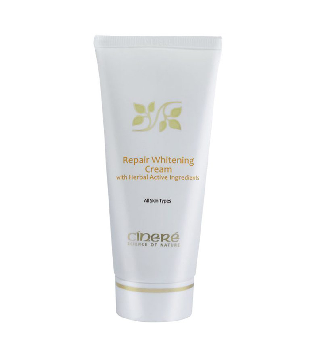 کرم ضد لک و روشن کننده حاوی عصاره های گیاهی 65میل cinere repair whitening cream