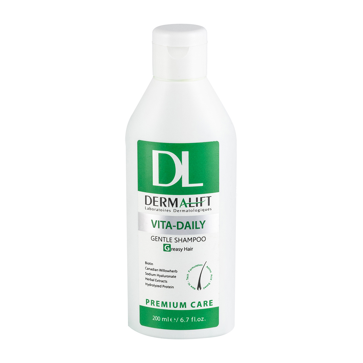 شامپو روزانه مدل Vita Daily مناسب مو چرب حجم 200 میلی لیتر Derma Lift Shampo For Oily Hair 200 ml