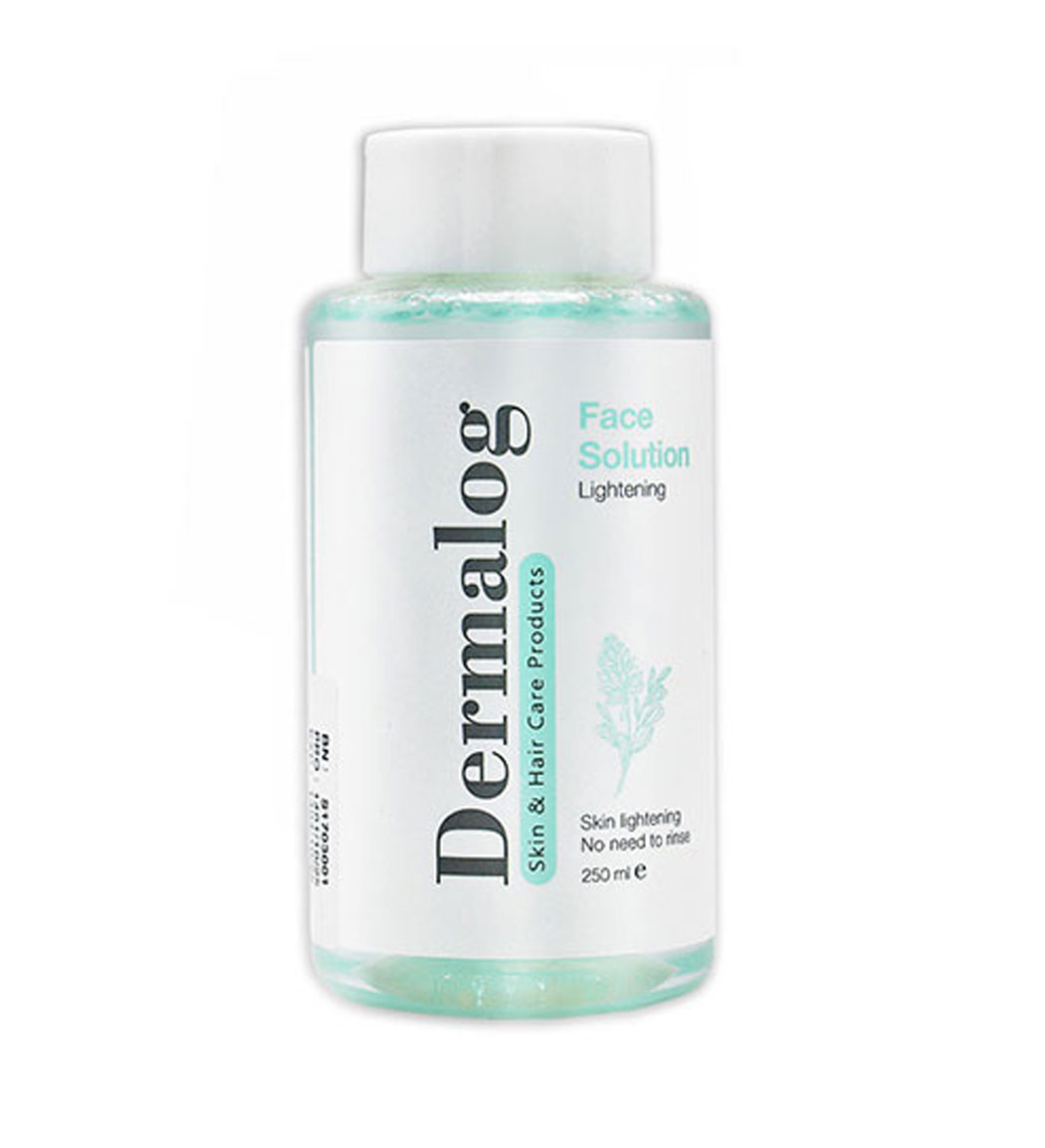 محلول پاک کننده و روشن کننده 250میل Dermalog Face Lightening Solution 250ml