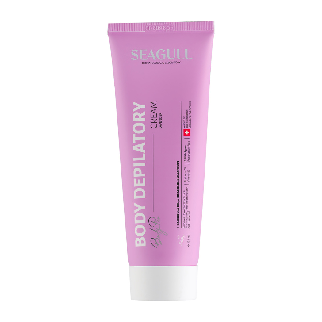 کرم موبر بدن اسطوخودوس seagull body beauty body depilatory cream