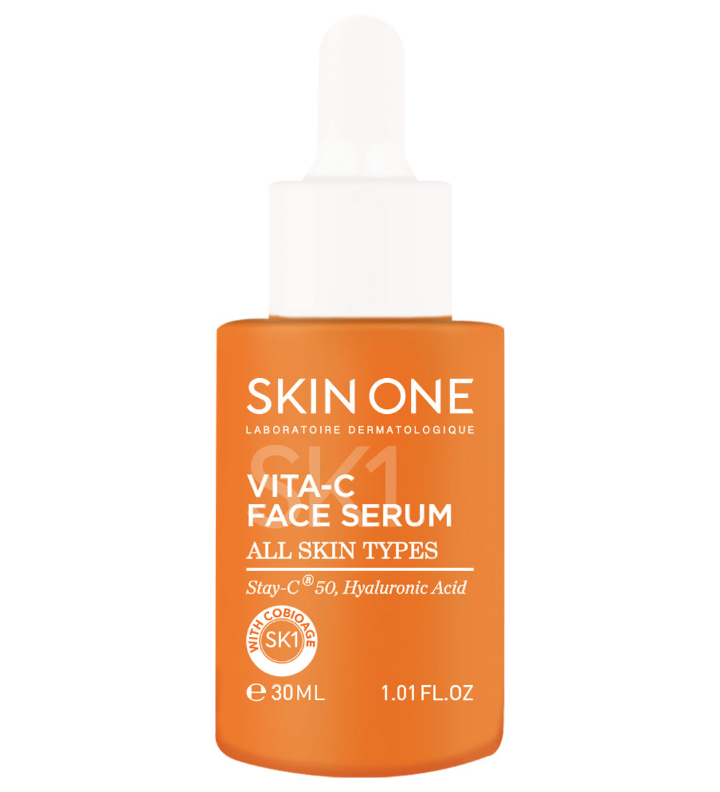سرم صورت مدل Vit C مناسب انواع پوست حجم 30 میلی لیتر Skin One Vit C Face Serum 30ml