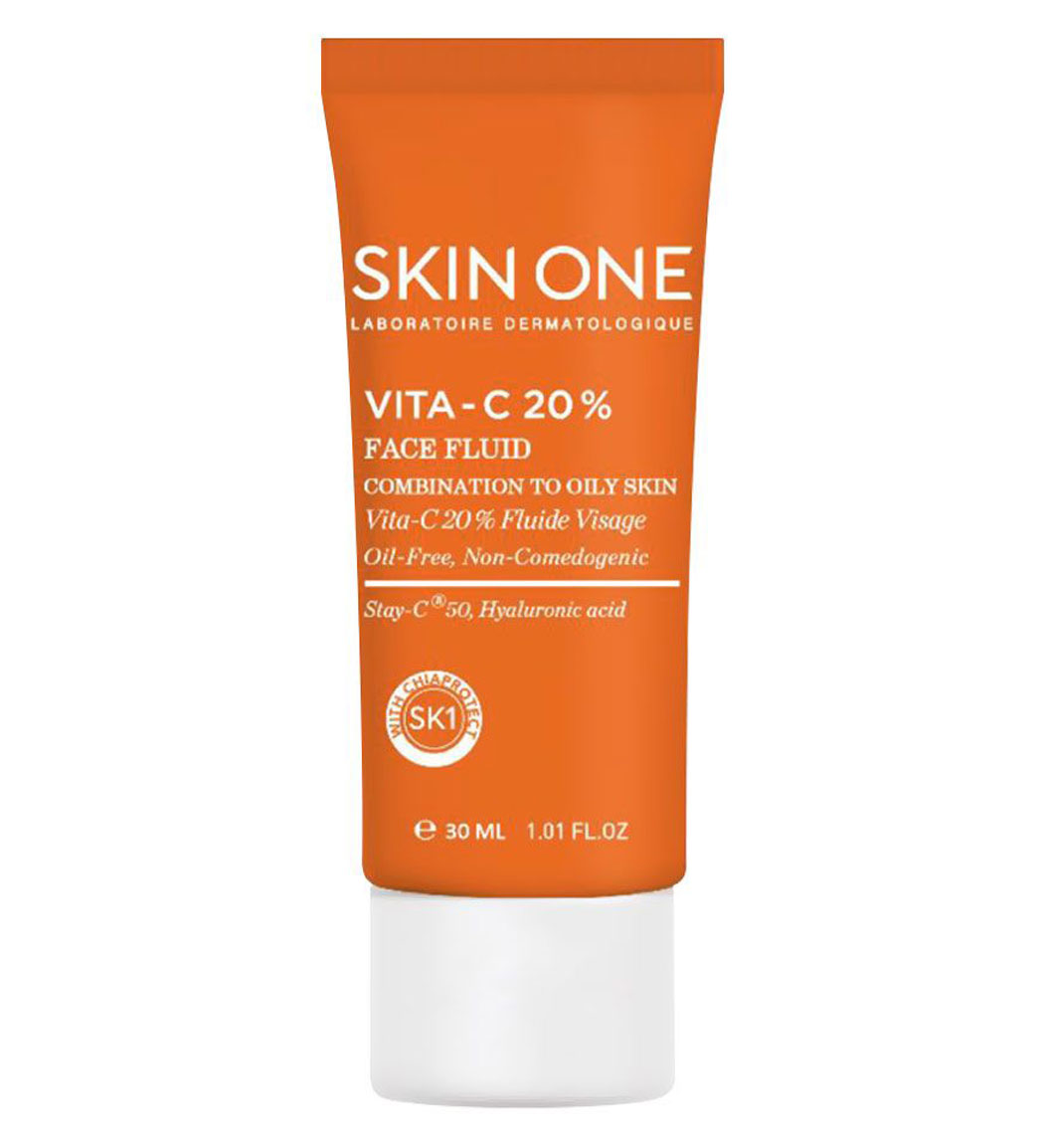 فلویید صورت مدل Vit C 20% حجم 30 میلی لیتر Skin One Vita C Fluid 30ml