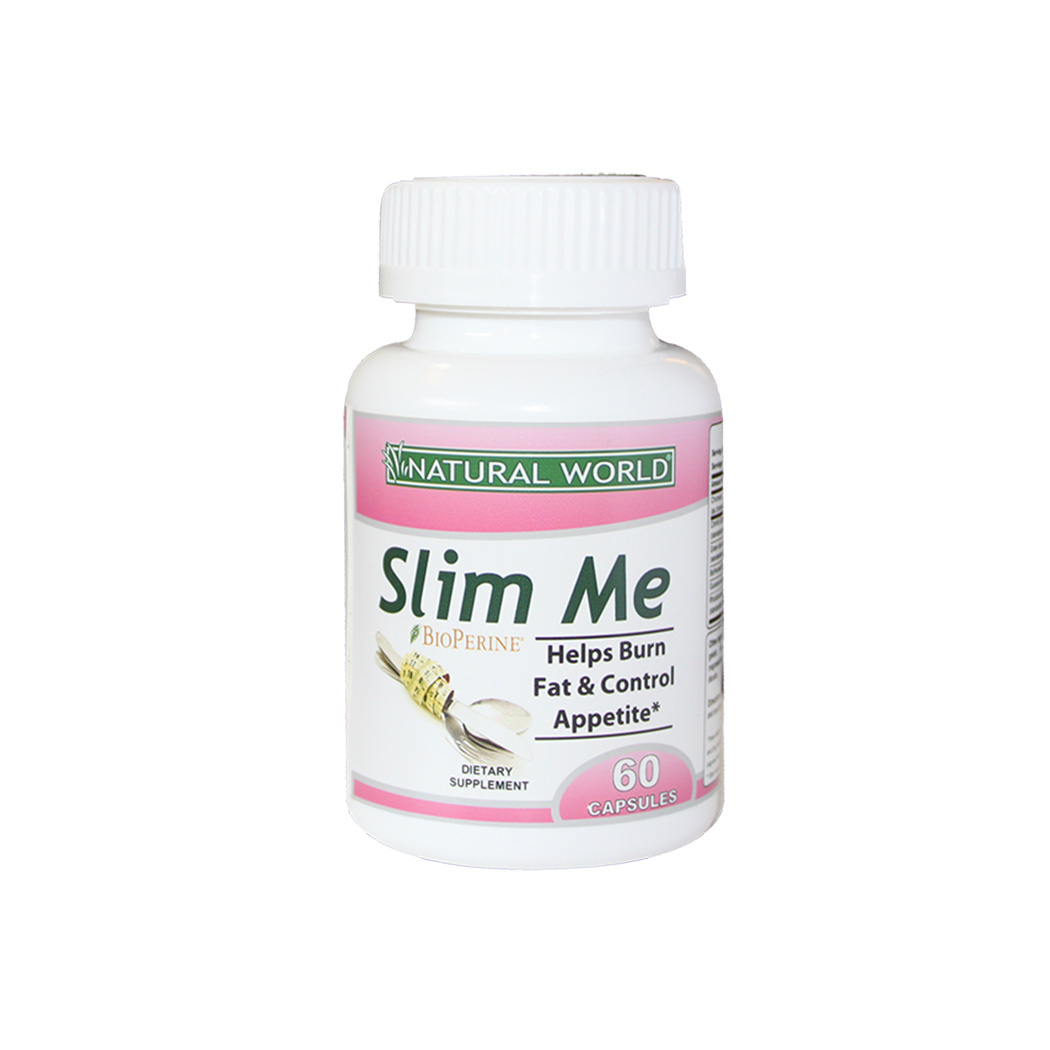 کپسول چربی سوز اسلیم می   بسته 60 عددی Natural World Slim Me 60 Capsules