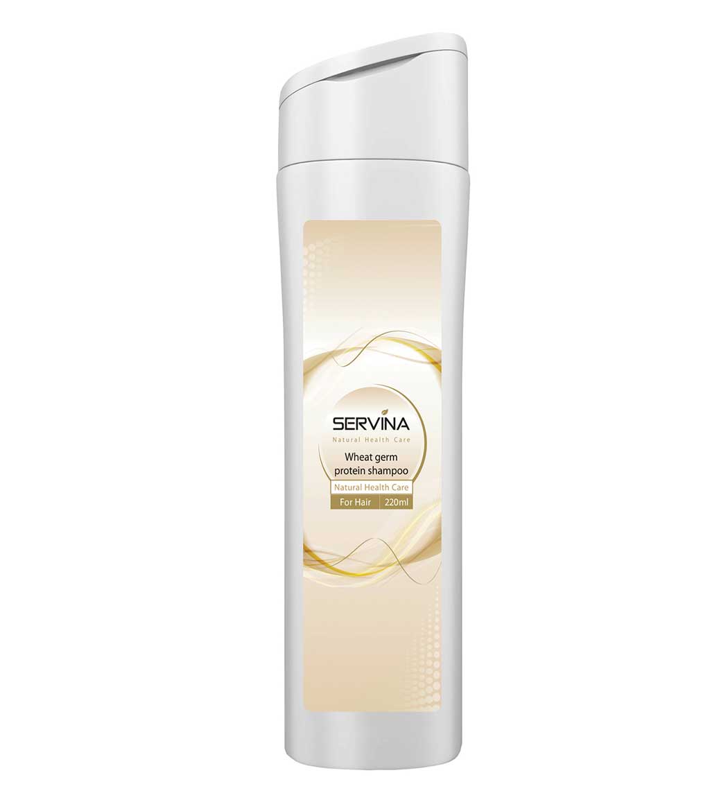 شامپو مو پروتئینه جوانه گندم Servina Wheat Germ Protein Shampoo 220ml