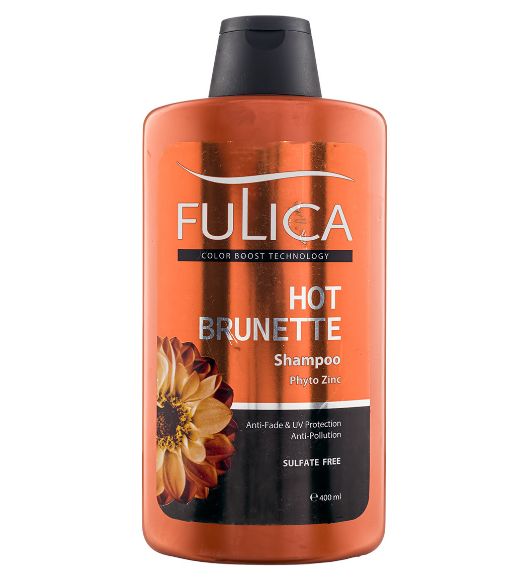 شامپو تثبیت کننده و محافظ انواع موهای قهوه ای فاقد سولفات 400میل Fulica Shampoo Hot Brunette 400ml