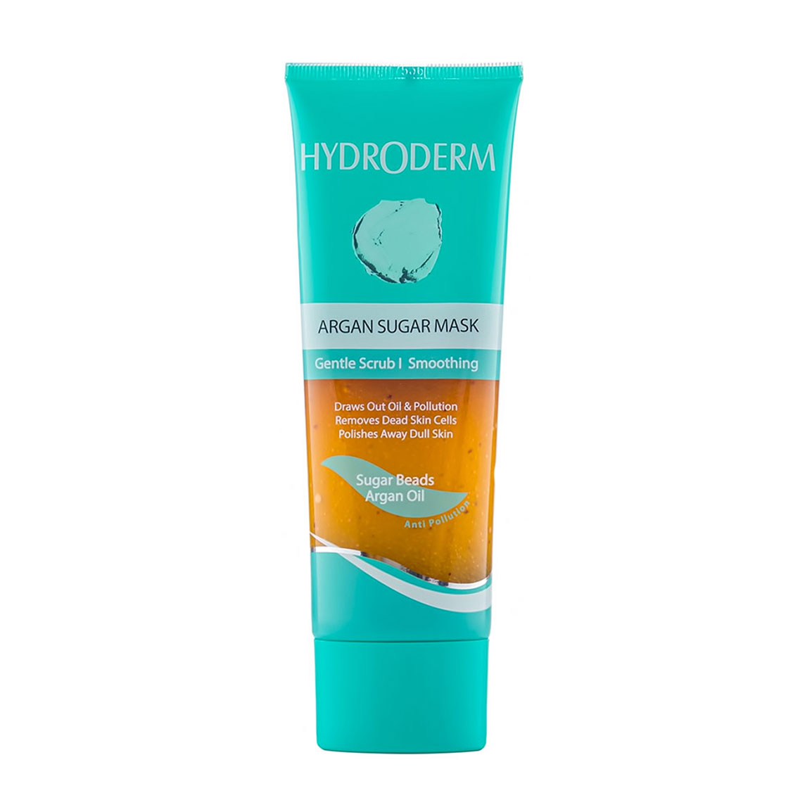 ماسک صورت شکری ساینده ملایم و نرم کننده پوست حاوی شکر و روغن آرگان 100میل Hydroderm Argan Sugar Mask 100ml