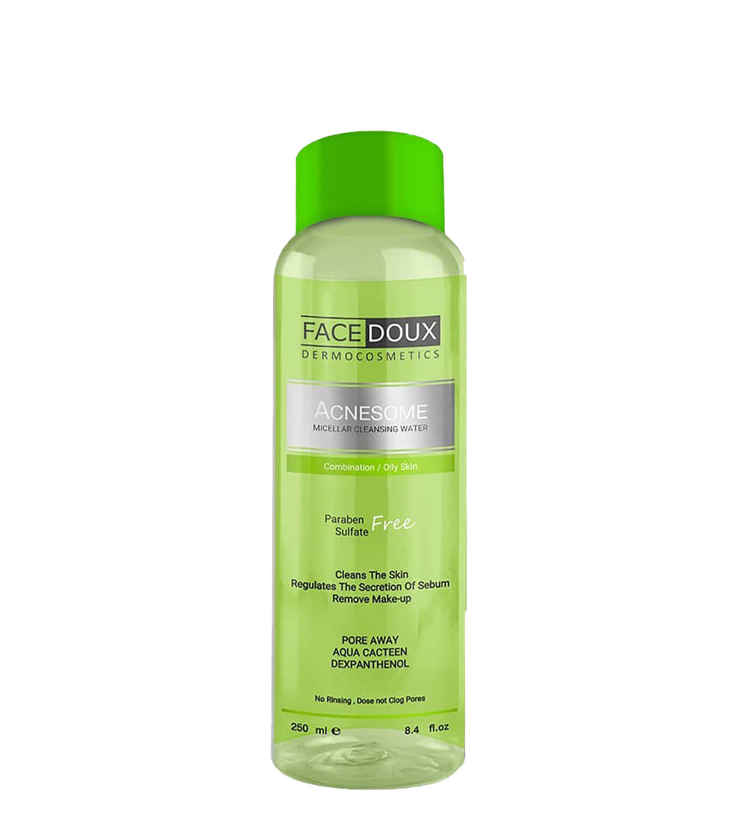میسلار آکنه زوم 250میل پوست چرب Face Doux Acnesome Micellar 250ml