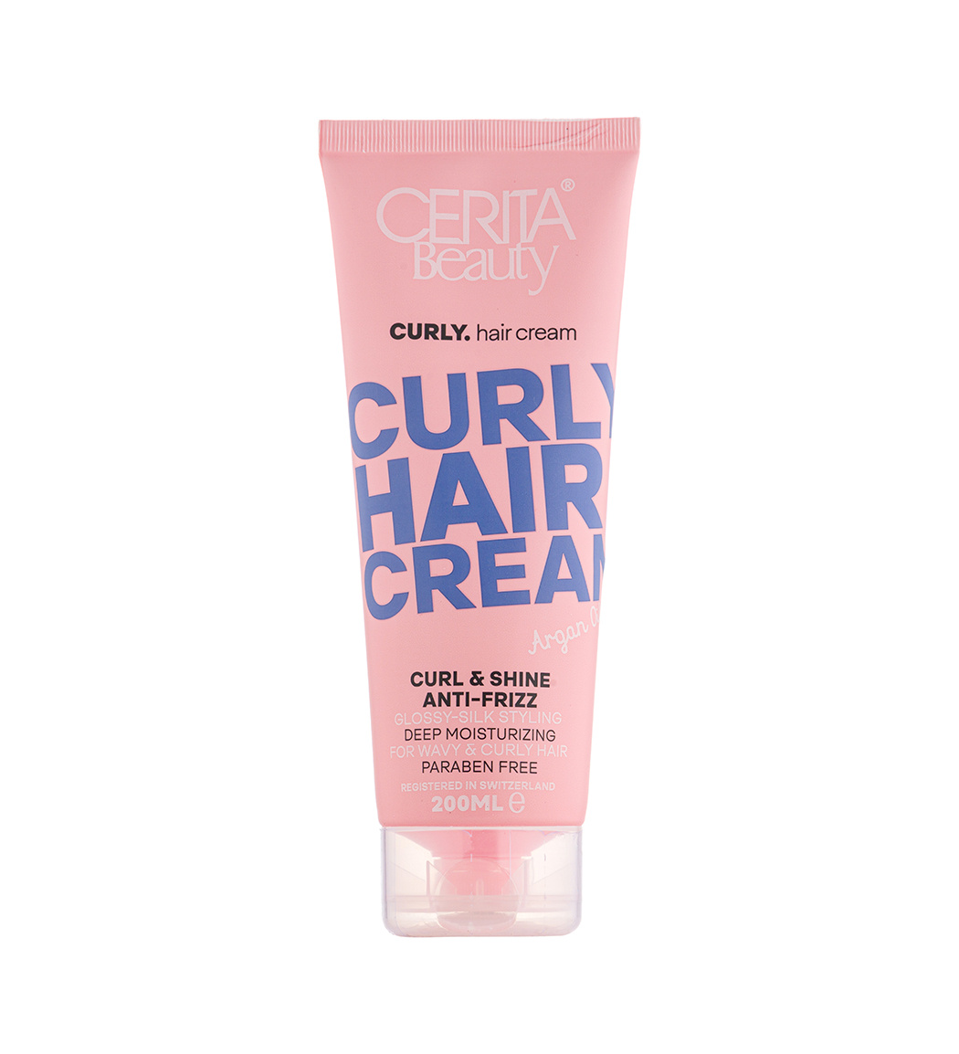 کرم مو مناسب مو فر حجم 200 میلی لیتر Cerita Curly Hair Cream 200 ml