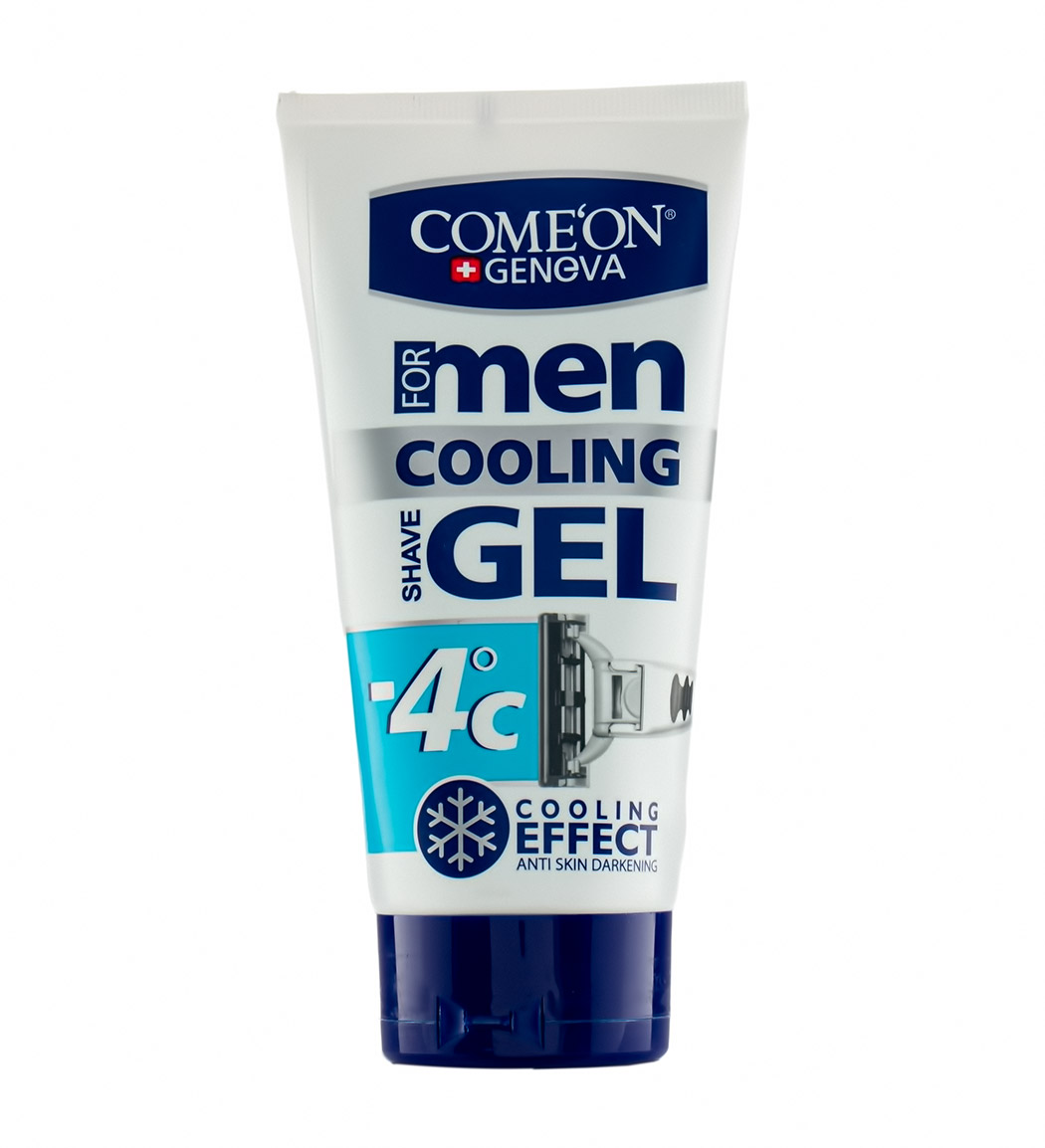 ژل اصلاح خنک کننده مردانه مناسب پوستهای خشک و حساس 175میل Comeon Cooling Shave Gel For Men 175ml