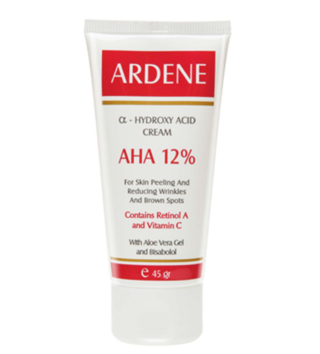 کرم  آلفائیدروکسی اسید 12 درصد ویتامینه ardene AHA 12 cream