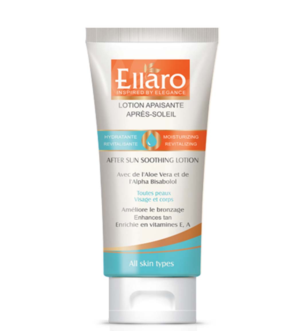 لوسیون افترسان ellaro after sun soothing lotion