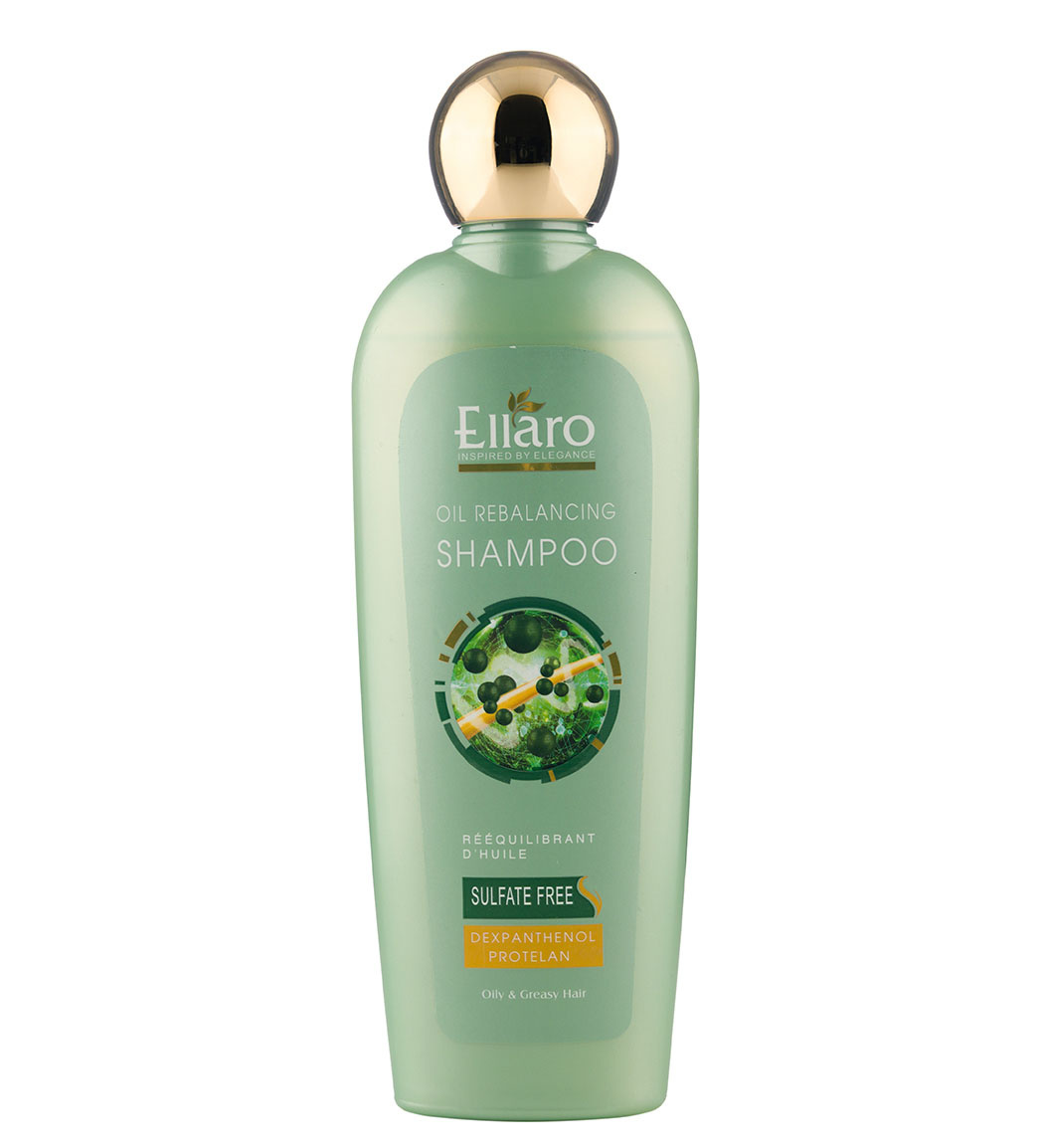 شامپو فاقد سولفات مناسب مو چرب حجم 300 میل Ellaro Oil Rebalancing Sulfate Free Shampoo 300 ml